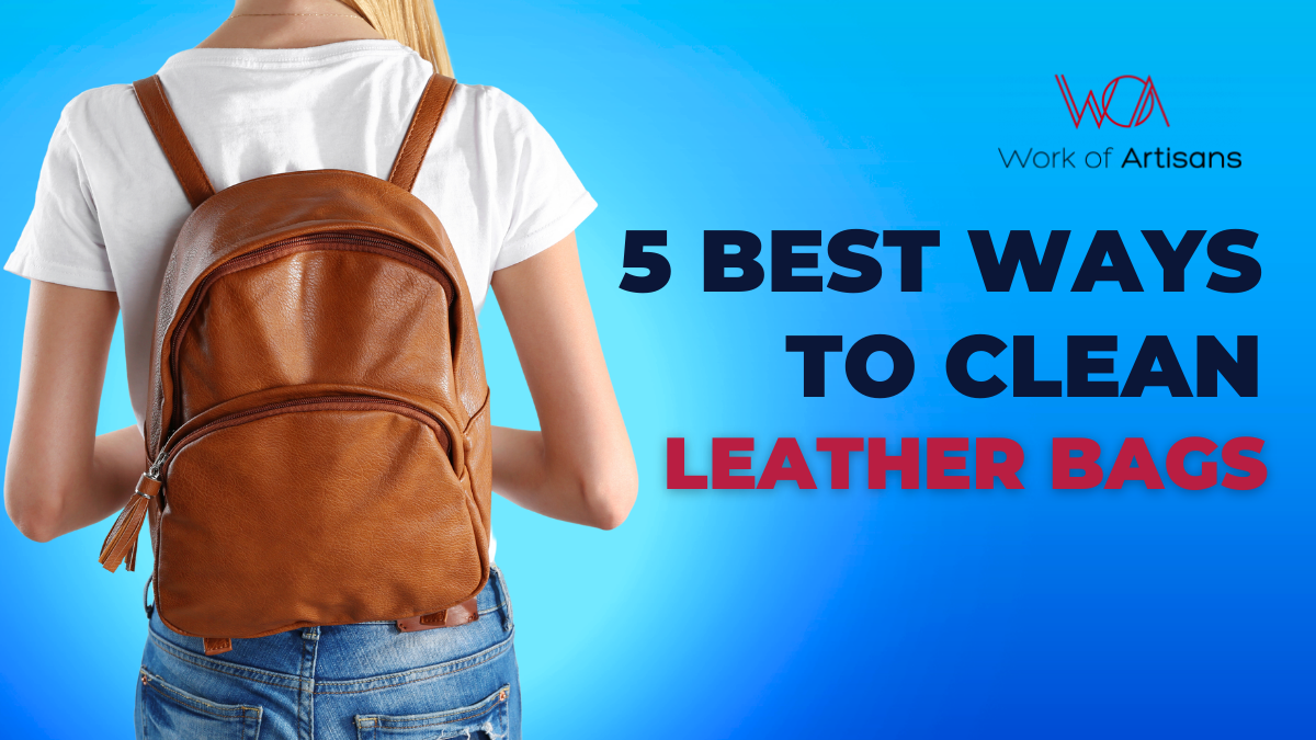 ways to clean your leather bags